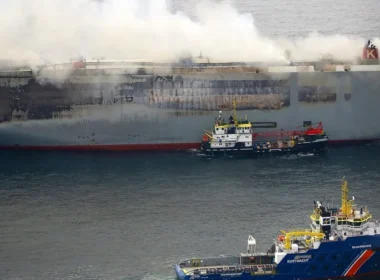 Fremantle Highway fire