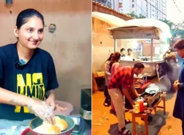 Indian food stall in Karachi