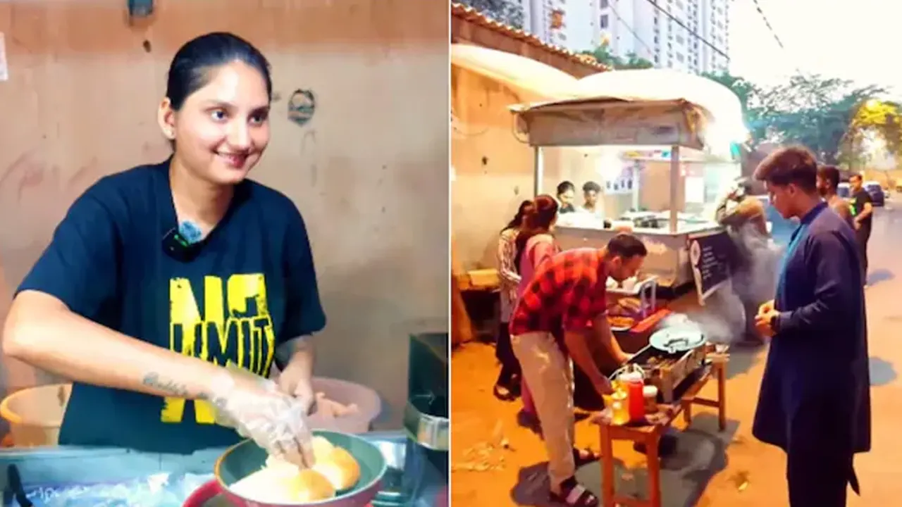 Indian food stall in Karachi