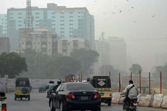 Karachi global pollution index