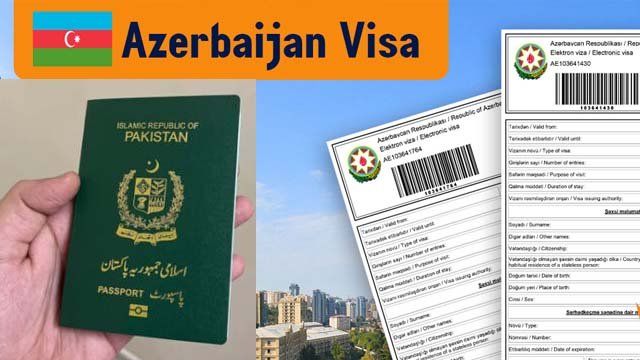 Azerbaijan visit visa fee in Pakistan