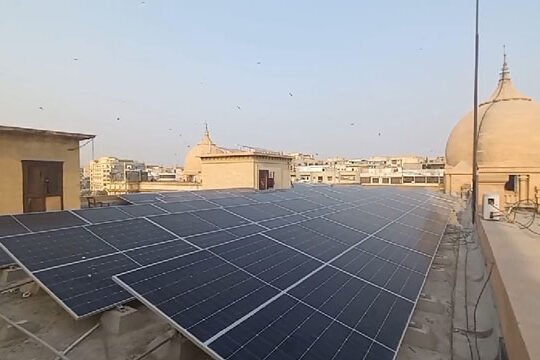 KMC main building solar energy