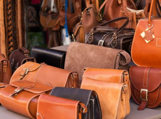 leather handbag exports