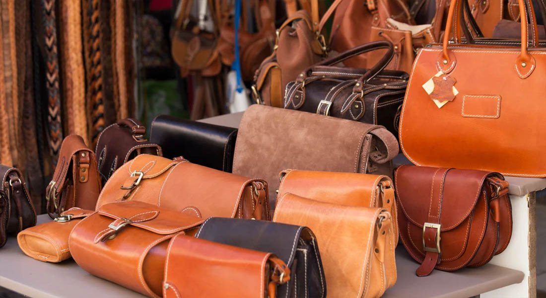 leather handbag exports