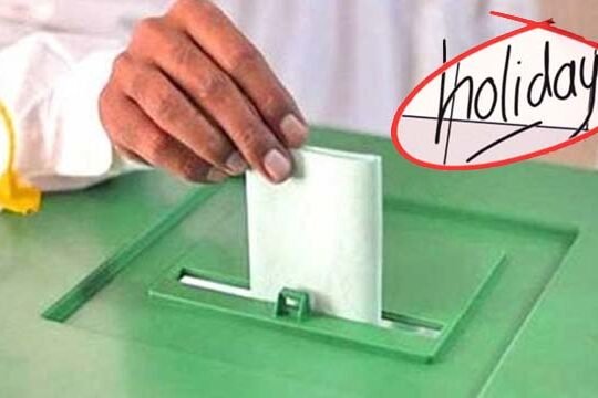 Karachi LG by-election, Holiday announced, district Korangi