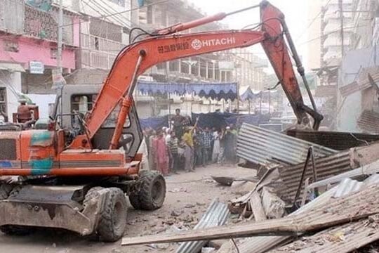 Karachi anti-encroachment campaign