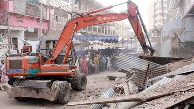 Karachi anti-encroachment campaign