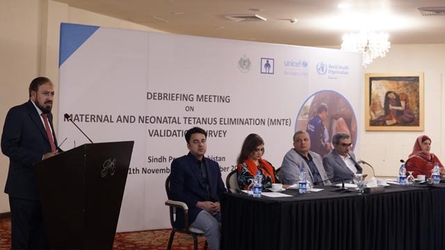 Sindh Maternal and Neonatal Tetanus free province