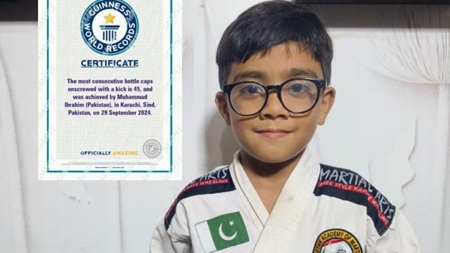 Karachi boy World record