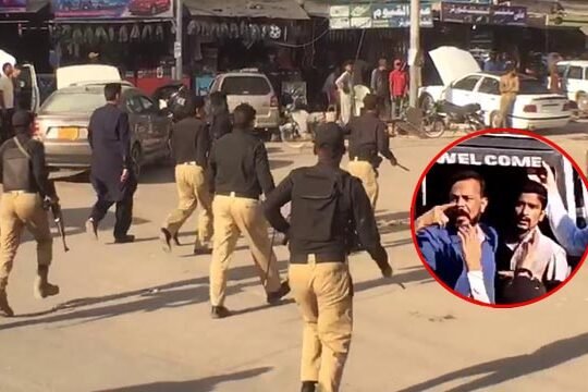 MQM-London workers arrested Karachi