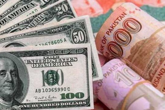 Pakistani rupee (PKR) appreciated by 03 paisa against the US dollar (USD) in the interbank trading on Monday.