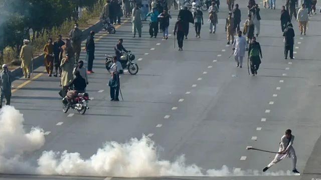 Fake news PTI protest Islamabad