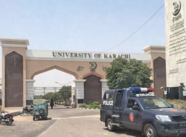 Protests Karachi University