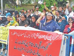 Karachi demolition victims