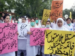 Doctors protest