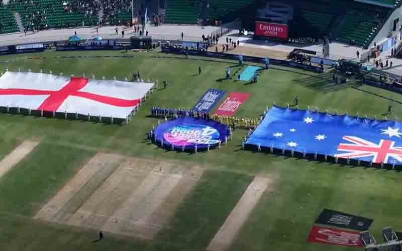 Indian anthem blunder Lahore