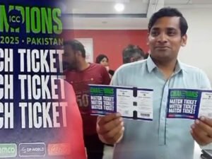 Champions Trophy 2025 Physical tickets