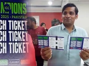 Champions Trophy 2025 Physical tickets