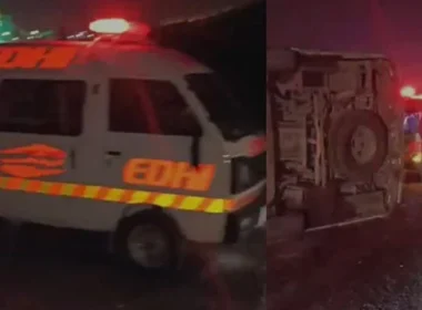 Karachi road accident