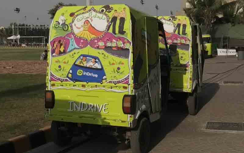 Indrive Karachi rickshaw rally