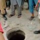 Karachi uncovered manhole