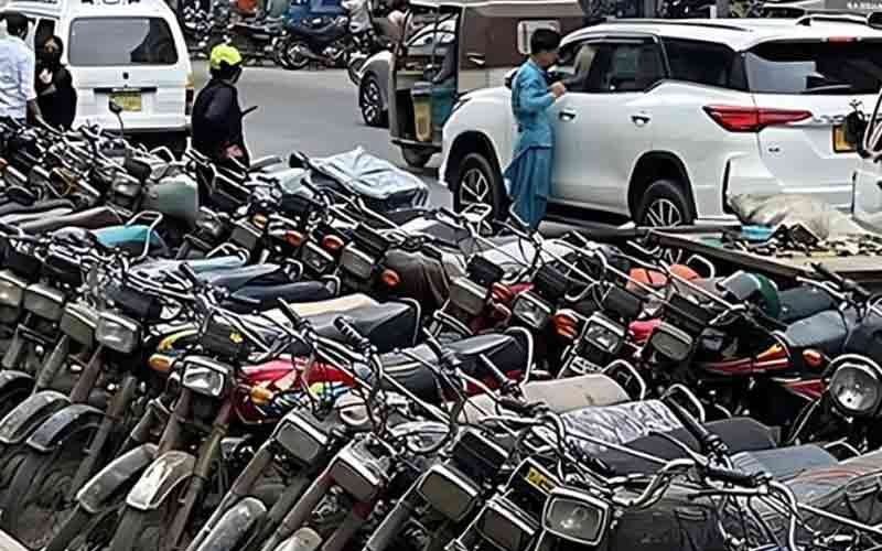 Karachi charged parking