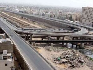 Karachi new road heavy traffic