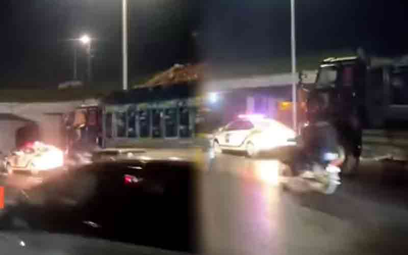 Karachi crackdown dumper