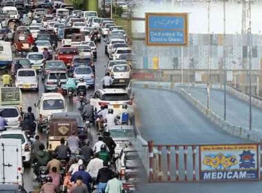 Karachi PSL traffic