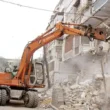 Illegal building demolition Karachi