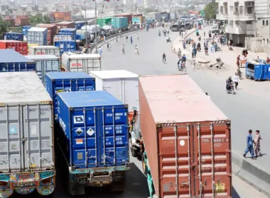 Karachi truck park
