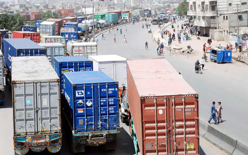 Karachi truck park