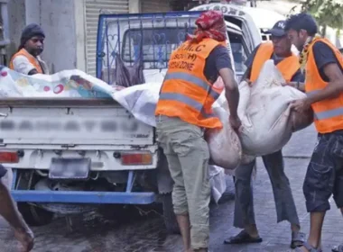 Eid-ul-Adha garbage collection Karachi