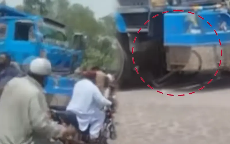 Dumper crushes disabled man