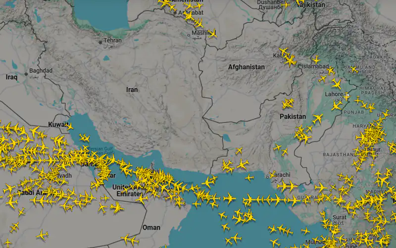 Pakistan airspace