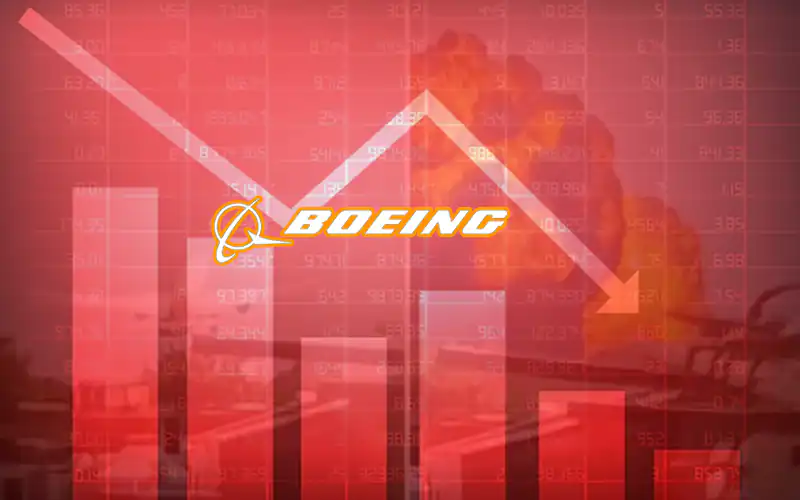 Boeing shares fall Air India crash