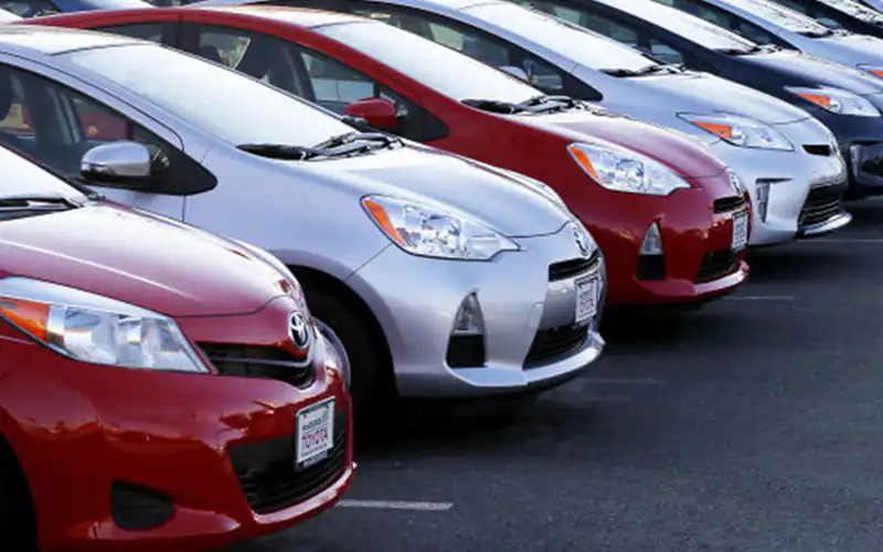 18 percent sales tax on vehicles