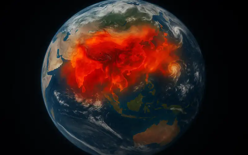 Earth air pollution 2025