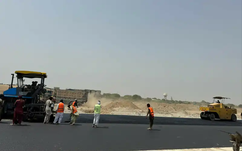 Karachi airport runway upgradation