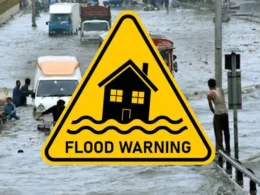 urban flooding warning in Pakistan