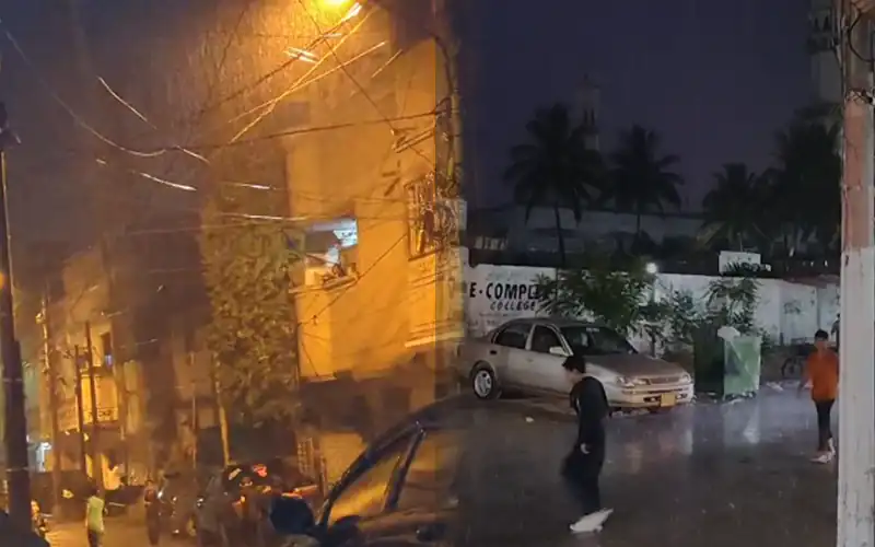 first monsoon spell Karachi