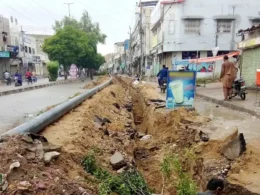 Karachi road cutting issue