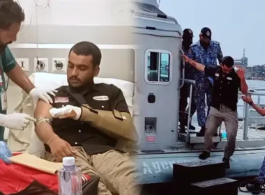 Pakistan Navy rescues Indian sailor