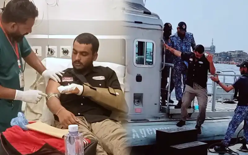 Pakistan Navy rescues Indian sailor