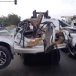 Speeding dumper crushed family