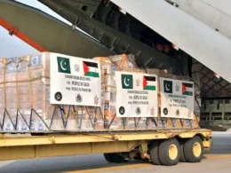 Pakistan humanitarian aid to Palestine