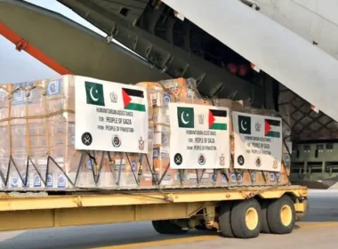 Pakistan humanitarian aid to Palestine
