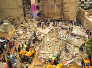 Lyari building collapse Karachi