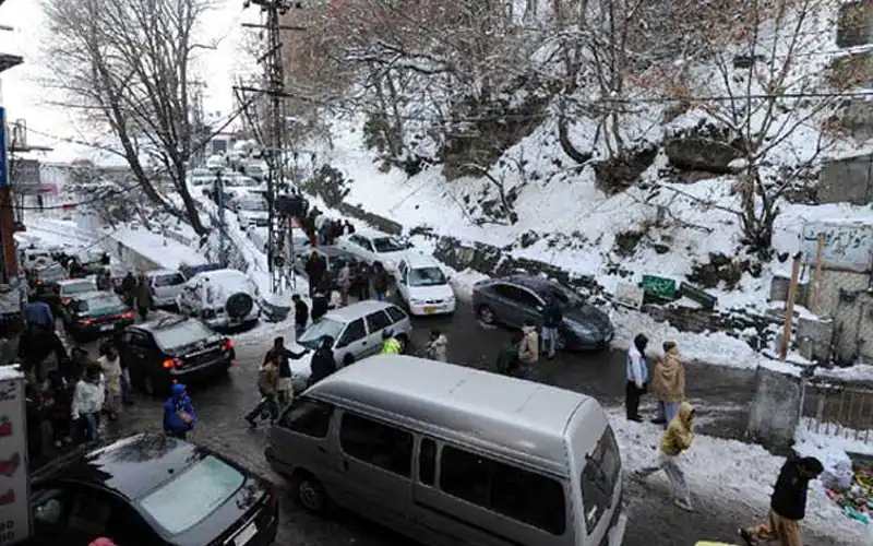 Murree rain traffic advisory