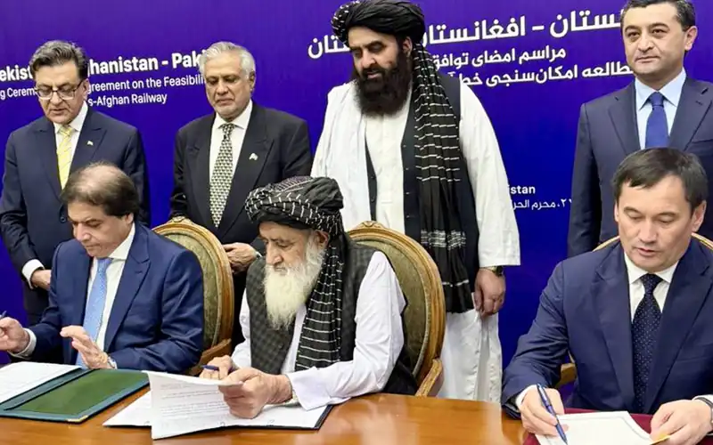 Naibabad–Kharlachi rail link agreement